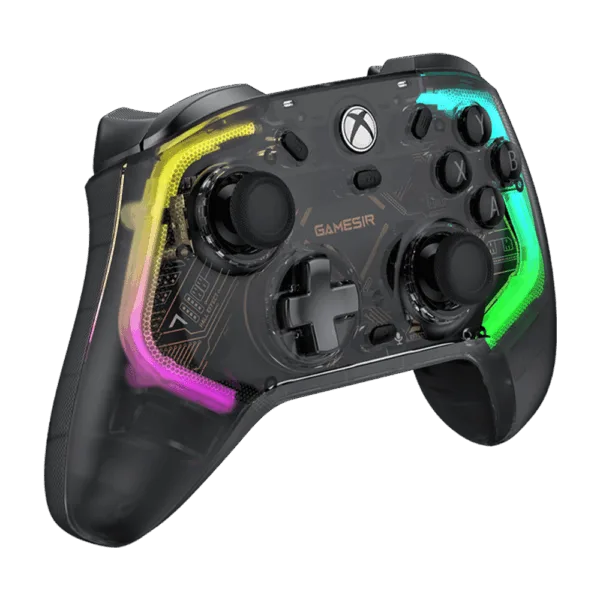 GameSirC Kaleid Wired Transparent RGB Gaming Controller for XBOX