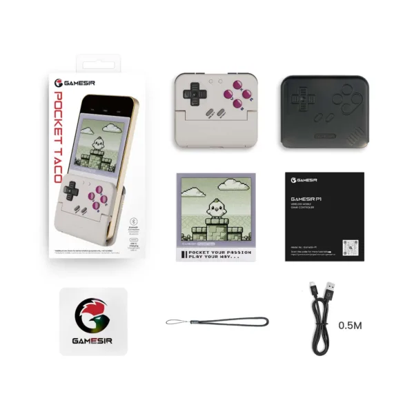 GameSirC Pocket Taco - Bluetooth Mobile Gaming Controller, Perfect for Retro Scene